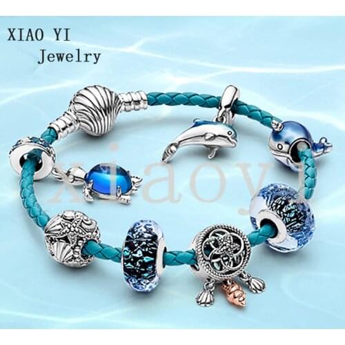 RLOPAY Leather Bracelets