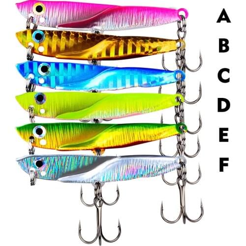 1PC 11G-15G-21G 3D Eyes Metal Vib Blade Lure Sinking Vibration Baits Artificial Vibe for Bass Pike Perch Fishing Lure New coming