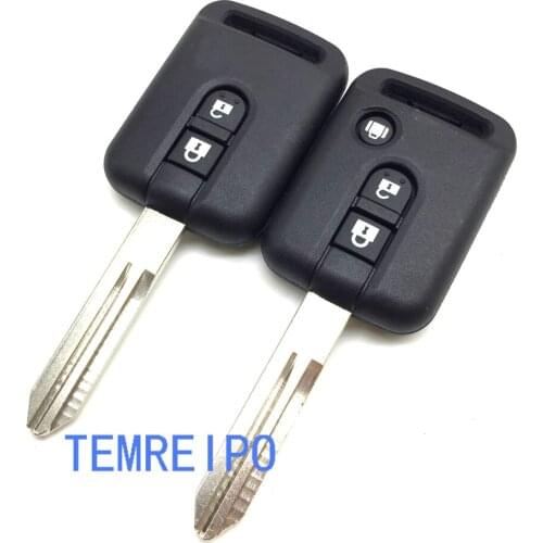 10pcs/lot Remote Combo Uncut Blade Car Key Fob Case Shell for Nissan Navara Almera Key Flip Car Key Cover Replacement