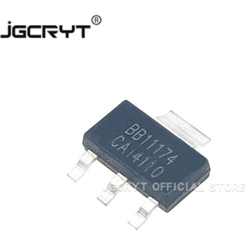 10Unids/lote The new original REG1117-1.8V/3.3/5.0/ADJ voltage regulator chip SOT-223 can shoot directly