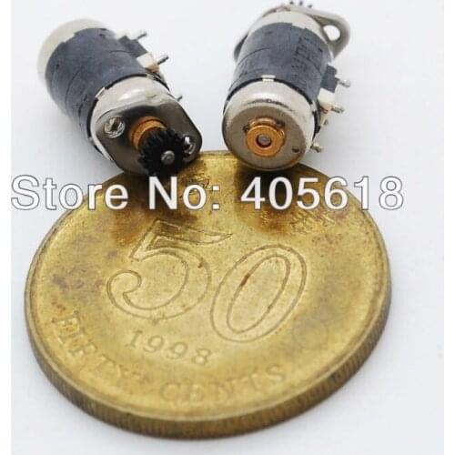 20PCS 4 Wire 2 Phase Miniature stepper motor D6mmx H11mm with before bear