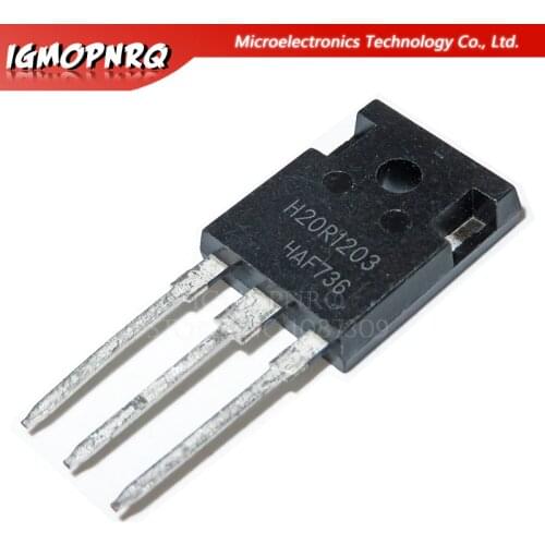 2pcs H20R120 H20R1202 H20R1203 H20T120 TO-247 20A 1200V Power IGBT Transistor