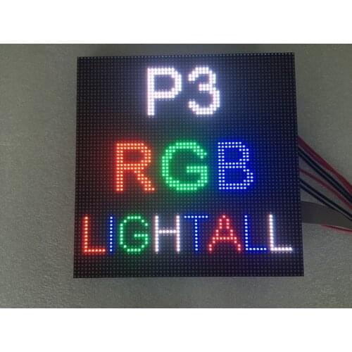 64x64 indoor RGB hd p3 indoor led module video wall high quality P2.5 P3 P4 P5 P6 P7.62 P8 P10 LED panel full color led display