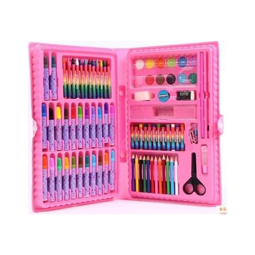 Watercolor pen, painting kit, childrens 61 gifts, painting, toys, stationery set, puzzle stationery drawing toys set