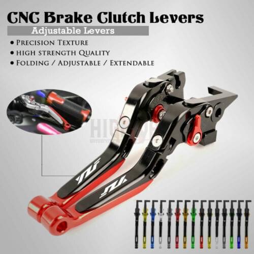 CNC Aluminum Brake Handle Bar Lever Extendable Folding Adjustable Brake Clutch Levers For YAMAHA YZF R6 YZF-R6 2005-2016