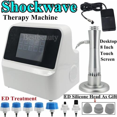 Shock Wave Equipment Shockwave Therapy Machine For ED Treatment Muscle Relaxation 8 Inch Touch Screen New Relieve Pain Massager