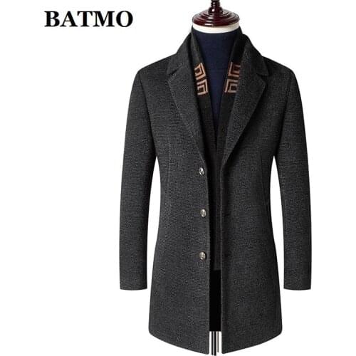 BATMO 2020 new arrival autumn&winter duck down liner trench coat men,mens thicked coat,plus-size M-XXXL WKY2193