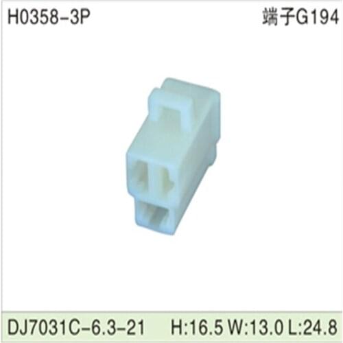 Free shipping 500pcs DJ7031C-6.3-21 6.3mm 3Pin AMP Car Electrical Wire Connectors for VW,BMW,Audi,Toyota,NISSAN AND other