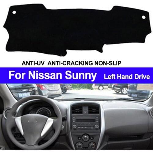TAIJS Car Dashboard Cover For Nissan Sunny Dash Mat Dash Board Pad Carpet Automobile Dashmat Anti-UV NON-Slip Car Styling