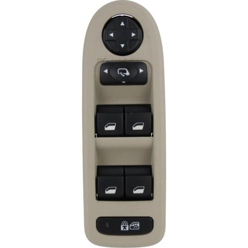 Power Window Main Switch Regulator Button 98053458ZE 96659465ZD 98026370ZD For Peugeot 308 5 Door Hatchback Wagon 2008-2013