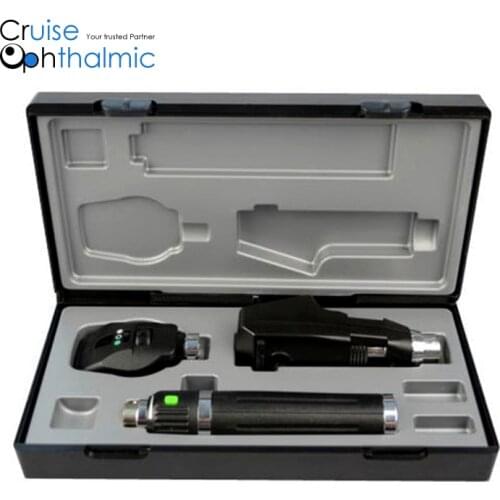 Rechargeable Pocket Ophthalmoscope and Retinoscope Set DW1330 | Halogen Bulb | 6 Apertures FDA Certificated
