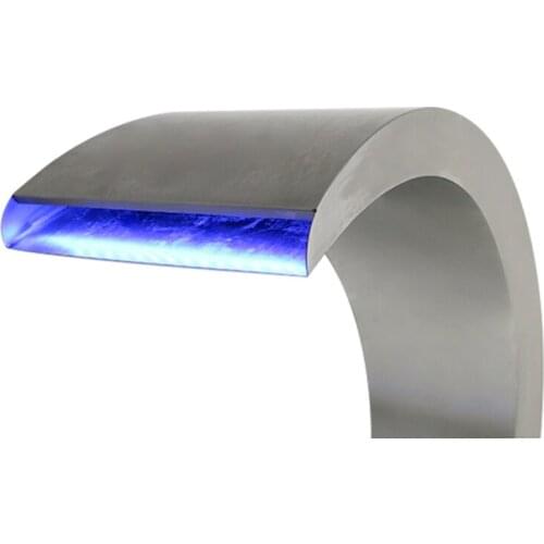 Garden outdoor water feature Stainless steel water fountain waterfall for spa massage