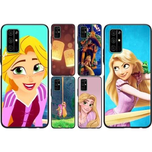 Silicone Cover Tangled Rapunzel For Honor V30 View 20 V20 30i 30S 30 20S 20E 20i 20 Lite Pro Plus Phone Case