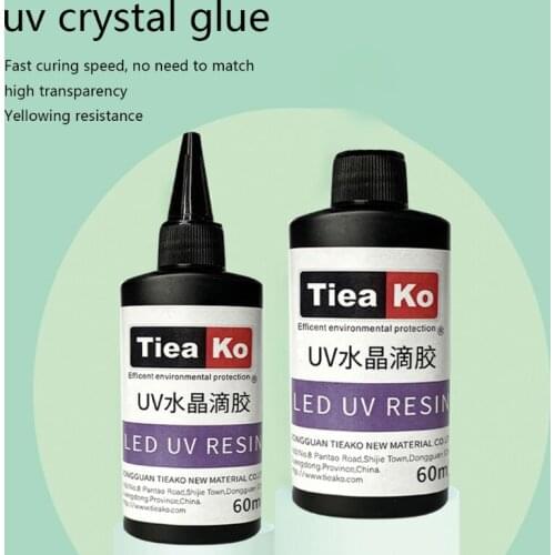 UV Resin Clear Hard Type UV Light Cure Ultraviolet Curing Epoxy Resin for UV Resin Molds Solar Cure Sunlight Activated
