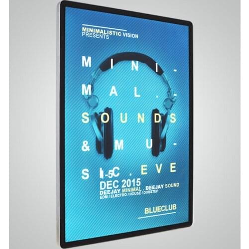 Led adverts light box led backlit poster frame other advertising equipment