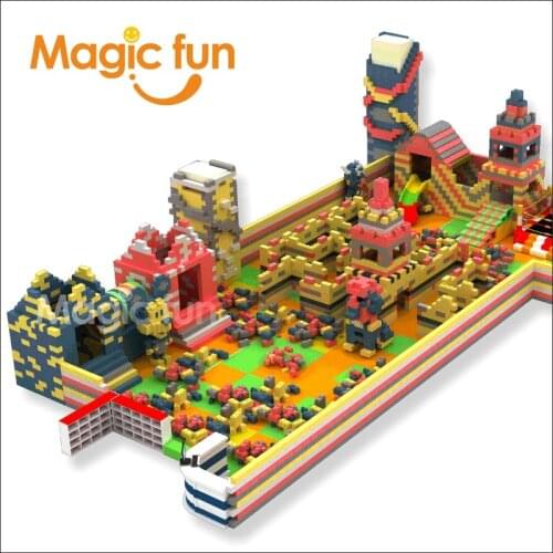 MAGIC FUN Childrens amusement park EPP building blocks indoor early education equipment