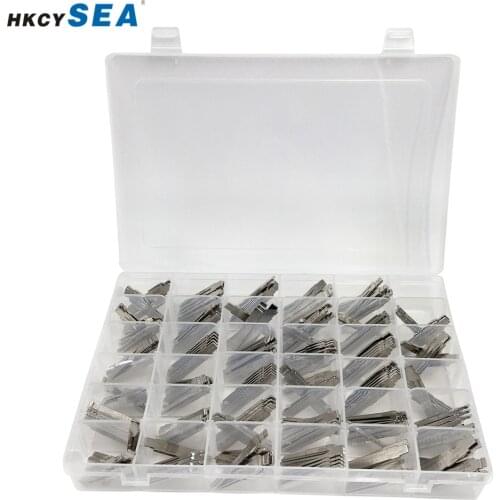 175pcs/set Metal Engraved Line LiShi Scale Shearing Teeth KD/JMD/VVDI Remote Uncut Car Keys Blade for KD900/KD-X2 Key Programmer