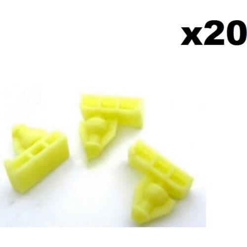 20x Wheel arch surround trim clips for Nissan Juke & X-Trail- Wing moulding clip