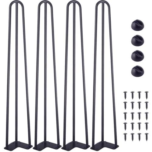 4Pcs High 45cm solid iron Furniture support leg Sofa cabinet Chairs DIY hardware