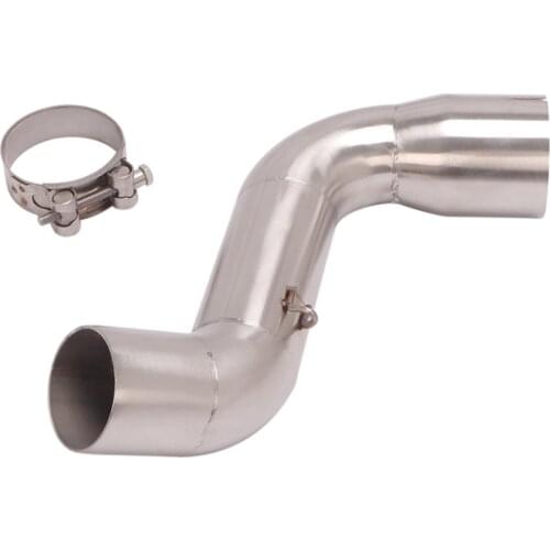 51/60mm for Honda CBR1000RR 2008-2016 EU Edition Exhaust Pipe Motorcycle Mid Link Tube Slip On 51mm Muffler Escape Reserve Cat