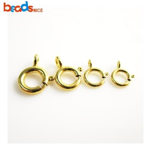 Beadsnice 14k Gold Filled Spring Ring Clasps Lobster Clasps for Bracelet & Necklace Jewelry Making 26110