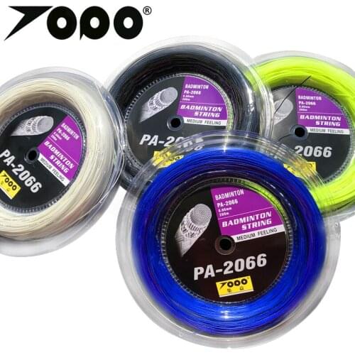 Free shipping 0.66mm 200m TOPO PA2066 Badminton string/PA-2066 badminton string