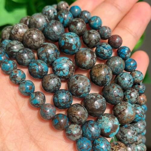 Natural Stone Beads Blue Crazy Lace Stone Loose Beads For Jewelry Making 4 6 8 10 12mm Strand 15"Diy Bracelet-F00271