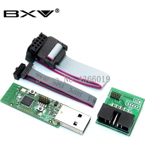 CC2540 CC2531 Zigbee Sniffer Wireless Board Bluetooth BLUE 4.0 Dongle Capture Module USB Programmer Downloader Cable Connector