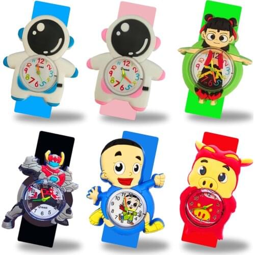 Cute Spaceman Astronaut Watch Children Kids Watches Girls Boys Cartoon Doll Toy Simple Casual Child Quartz Watch Baby Best Gift