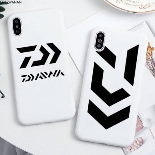 Il Fresco Caldo Daiwas Phone Case For iphone 12 11 Pro Max Mini XS 8 7 6 6S Plus X SE 2020 XR Candy white Silicone cover