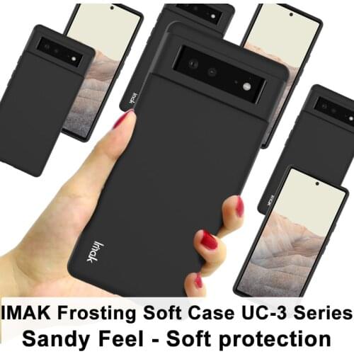 For Google Pixel 6 Case for Google Pixel 6 Pro Cover IMAK UC-3 Frosting Flexible Thin and light Soft TPU Back Cover
