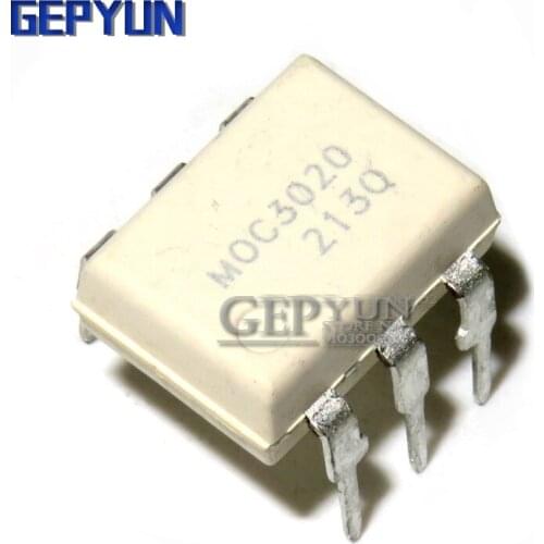 10PCS MOC3020 DIP6 DIP photocoupler Gepyun