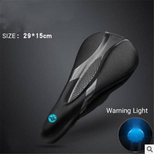 Mountainpeak Bicycle Cushion Cover Road Hollow Breathable Saddle Seat Cover With Lamp Mountain Thickening Silicone Sponge