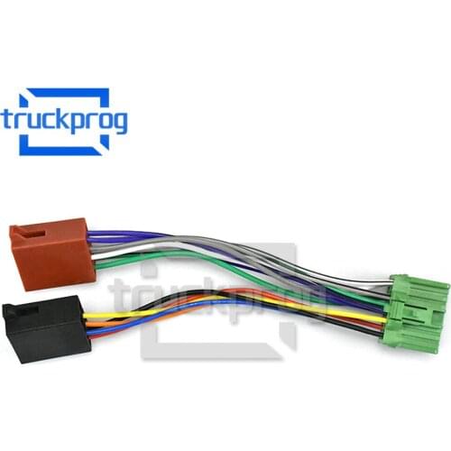 TruckProg ISO Radio Adapter Cable for volvo 2002+ ISO standard HARNESS Radio adapter connector