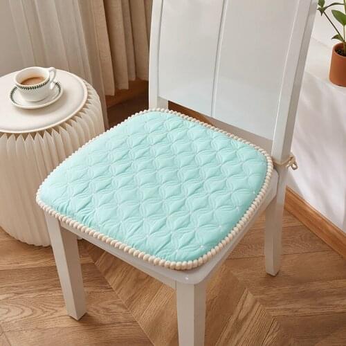 Plaid Pattern Chair Seat Cushions Modern Washable Tatami Sit Mats Dinning Stool Cushions Non-Slip Seat Mats Sofa Throw Pillow
