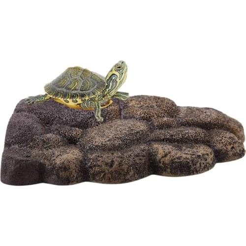 LXAF Turtle Shale Step Ledge for Aquariums&Terrariums Calcium Supplement Platform