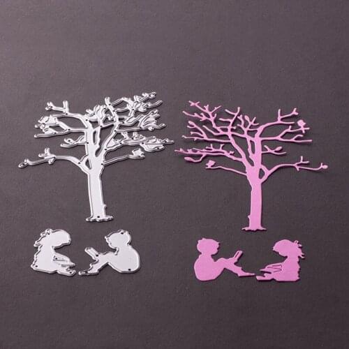 Metal Couple tree die cutting dies for Scrapbooking/DIY Easter wedding Halloween Easter card