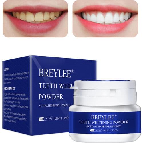 30G Teeth Whitening Powder Pearl Essence Brightening Protecting Gums Freshen Breath Remove Tooth Dirt Keeping Teeth Health