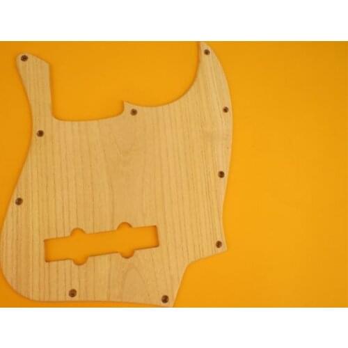 Hand made unfinished maple wood Bass Guitar Pickguard #1986