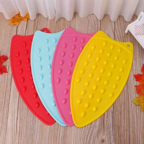 Silicone Iron Rest Pad For Ironing Board Heat Resistant Mat Dotted Bubbled