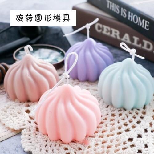 Silicone Candle Mold Xiaolongbao DIY Gypsum Plaster Crafts Mould Candle Mold Candle Soap Mould Craft Resin Molds Decorating Tool