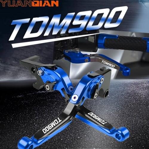 Motorcycle Folding Brake Clutch Levers Handle For YAMAHA TDM900 TDM 900 2004-2014 2013 2012 2011 2010 2009 2008 2007 2006 2005