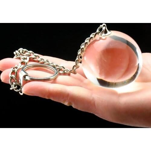Waterproof Sex Toy Crystal Love Ball Glass Anal Plug Ball Vaginal Tight Exerciser G-spot Private Exercise for Women Masturbation