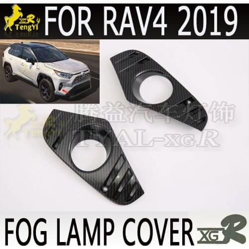 Xgr front fog lamp cover bumper garnish for RAV4 2019 type A black