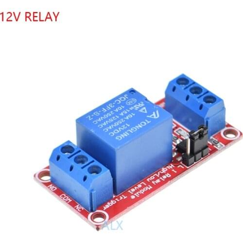 1 channel 12V relay module board Shield with ptocoupler isolation high and low level trigger one channel relay expansion board