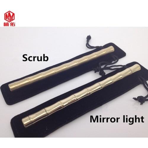1PCS Classic Trim Main Pen Detachable Bamboo Brass Gold Office School Supplies EDC Outdoor Self-Defense Brass Pen