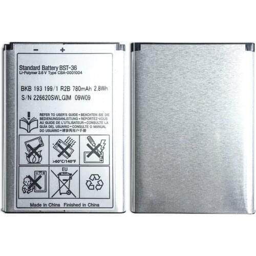 BST-36 BST36 Battery For Sony Ericsson Z320i Z550i K310i K320I T270i T280i T258 W200i Z300i Z310i Z558i S800i