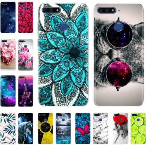 For Huawei Y6 2018 Case 5.7" inch ATU-L21 Soft Silicone TPU Phone Back cover 360 Protective Case For Huawei Y6 Prime 2018 Y 6
