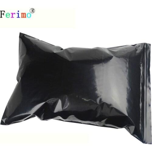Ferimo 200pcs free shipping 8*12cm black pull bone opaque dense food grade storage bags zip lock ziplock packaging bag wholesale
