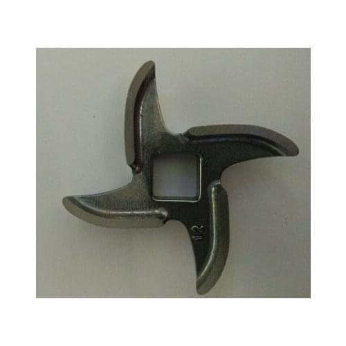 Quality 63mm 12.5mm Meat grinder parts 12# stainless steel blade round cross type SS420